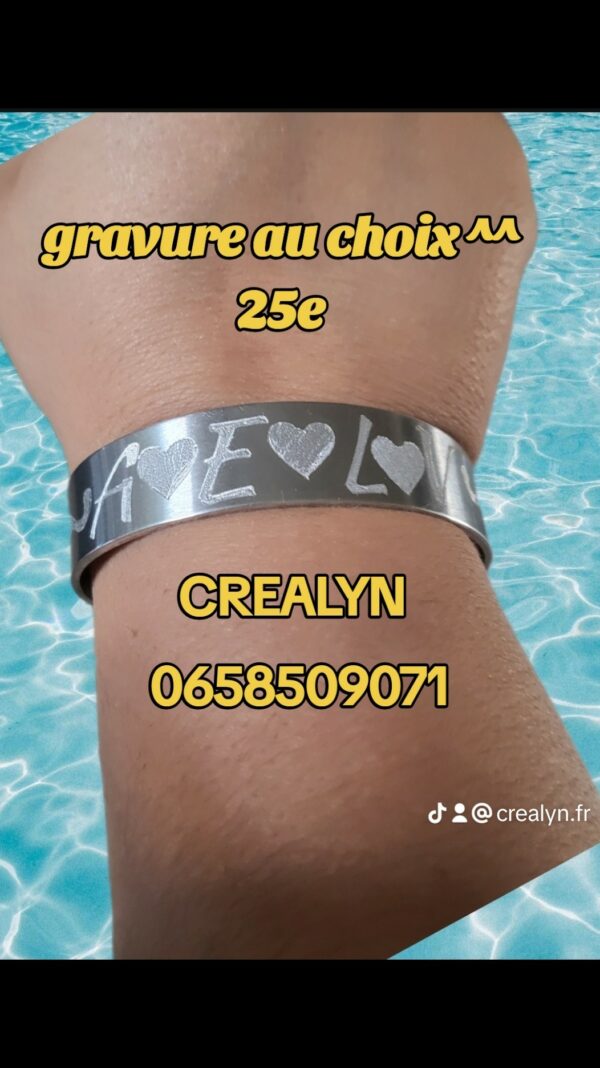 BRACELET A GRAVER